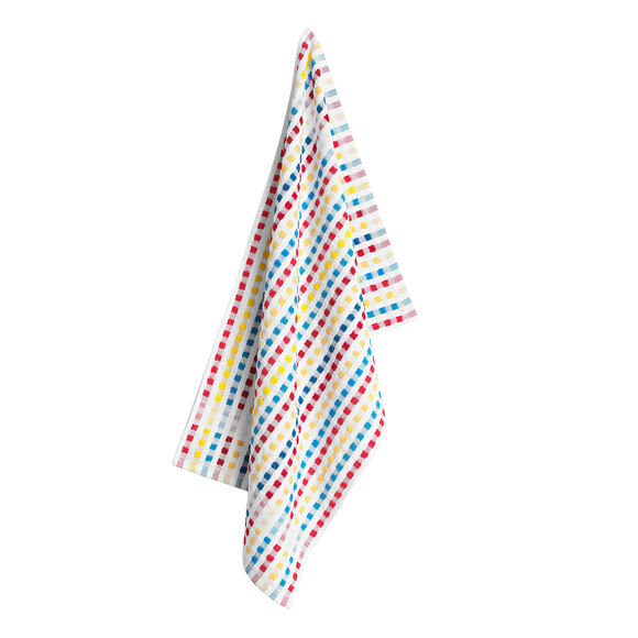 Handdoek in badstof met lichte fond - Sets (veelkleurig)