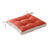Tweekleurige stoelkussens - set van 2 (terracotta)