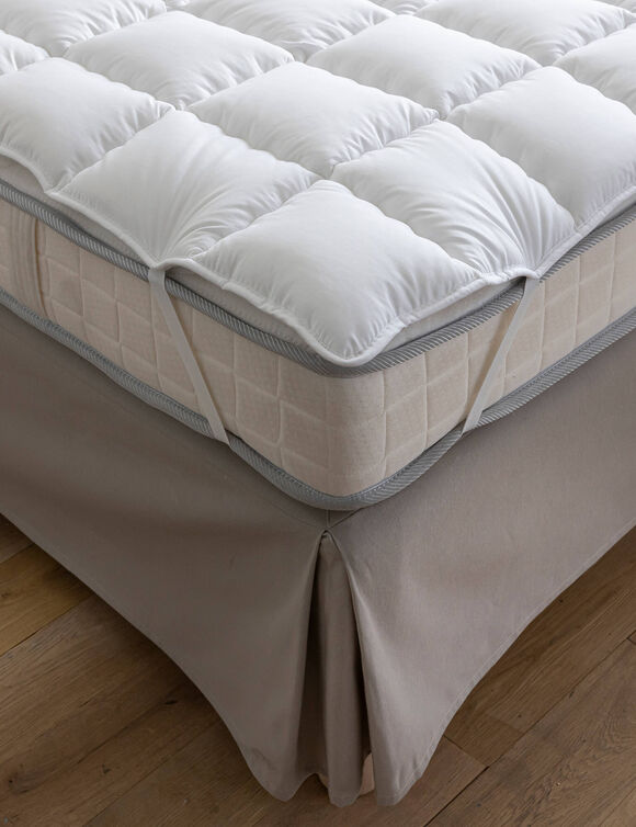 Surmatelas Outlast&reg; thermor&eacute;gulateur 450g/m2 (blanc)
