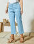 Rechte 7/8-broek met stretch (blauw)