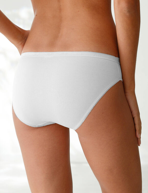 Culotte midi basique - lot de 3 (3 blancs)