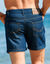 Denim short met elastische zijkanten (stone)