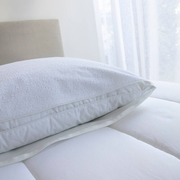 Ondersloop in ondoorlatende badstof met Bi-ome&reg; antihuisstofmijtbehandeling (wit)