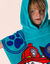 Paw Patrol&reg;-badponcho voor kinderen van badstof en fluweel van katoen - 320 g/m&sup2; (smaragd)