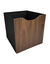 Opbergkubus, houtstijl (bruin)