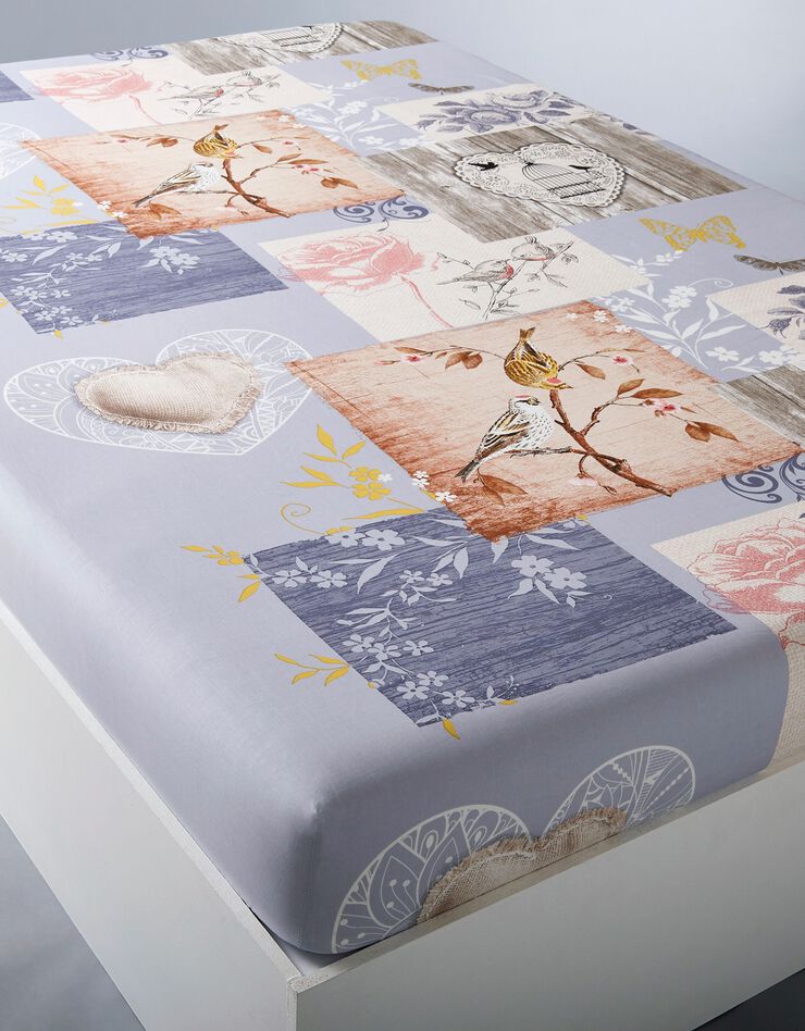 Linge de lit Agathe coton, gris Linge de lit Agathe coton, gris, hi-res image number 5