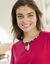 Pyjamashirt met lange mouwen (rood)