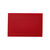 Set van 4 placemats - gevlochten vinyl (rood)