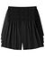 Ruime, open en effen boxershort - set van 4 (zwart)