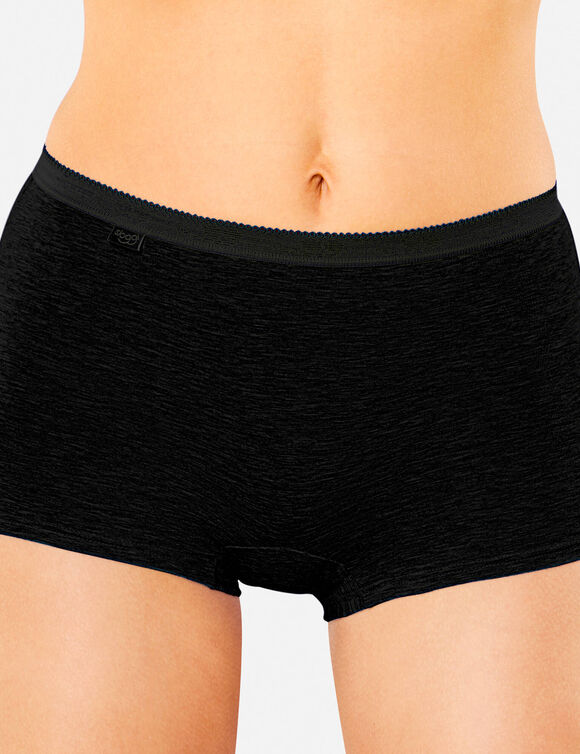 Maxishort Basic + - set van 3 (zwart)