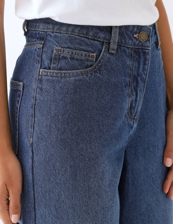 Jean coupe barrel stretch (stone)