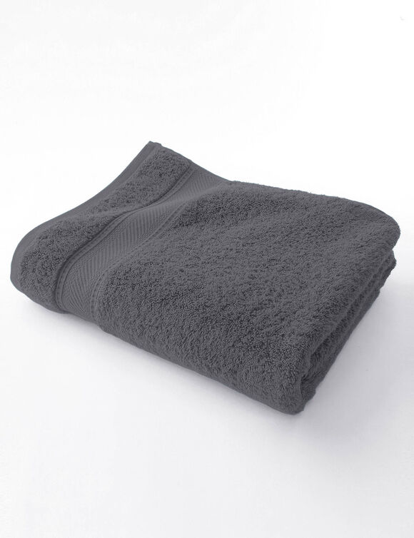 Collection serviettes de bain unies - confort luxe 540g/m&sup2; (anthracite)