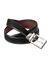 Omkeerbare, leren riem (zwart / bruin)