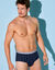 Open slip met hoge taille - set van 2 (marine)