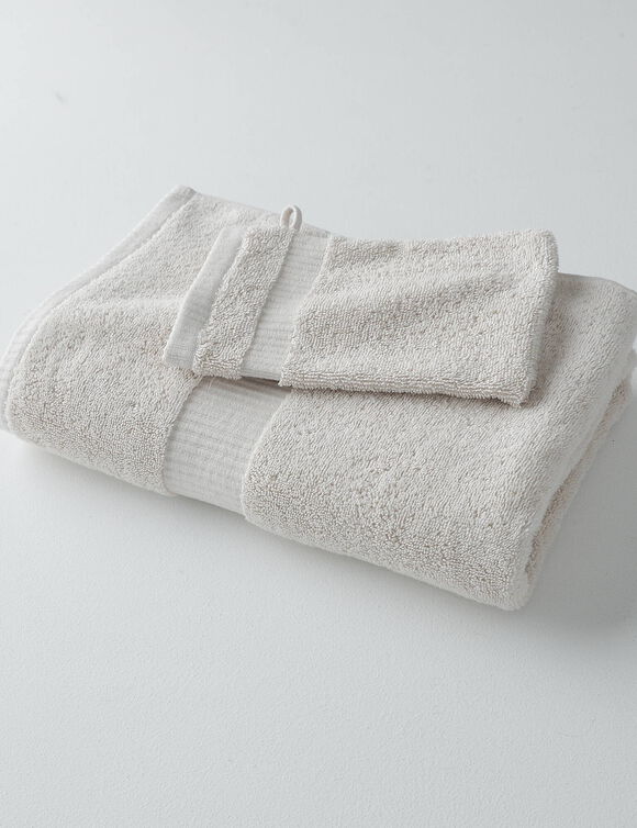 Collectie effen badhanddoeken 640g/m2, prestige comfort (ivoorkleur)