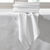 Effen servet - set van 6 (wit)