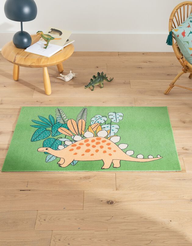 Tapis dinosaure antidérapant (vert)