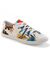 Sneakers in canvas - bladerenprint (veelkleurig)