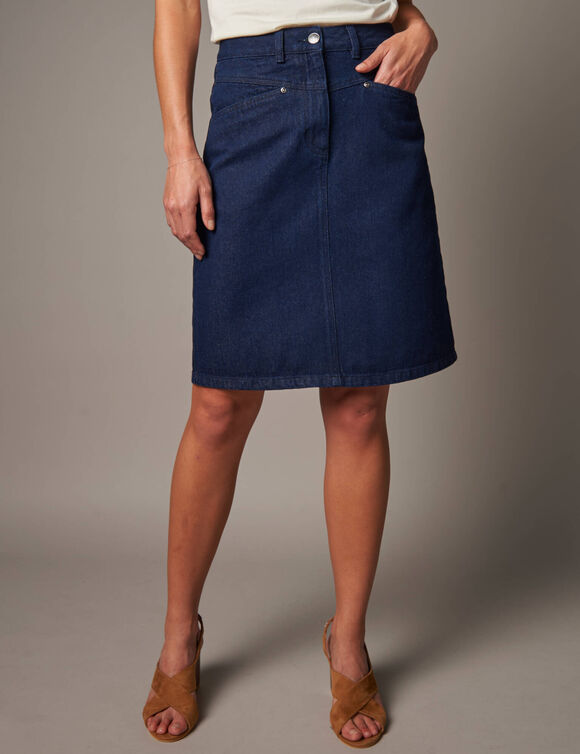 Jupe jean (dark blue)