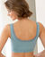 Brassi&egrave;re sans armatures coton stretch et dentelle  (bleu gris&eacute;)
