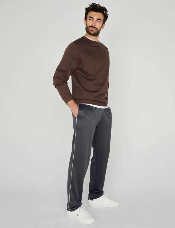 Pantalon de sport microfibre int&eacute;rieur gratt&eacute; - lot de 3 (marine + noir + gris)
