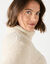 Sweat zippé, maille peluche (beige chiné)