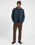 Chemise boutonn&eacute;e en flanelle &agrave; carreaux (bleu / vert)
