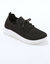 Lichte sneakers in meshtextiel, met veters (zwart)