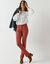 Modellerende broek met 5 zakken (terracotta)