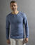Ondershirt voor heren, met ronde hals en lange mouwen, intense warmte - set van 2 (jeans)