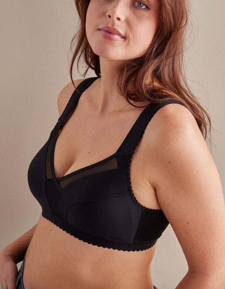 Soutien-gorge minimiseur noir - sans armatures (noir)