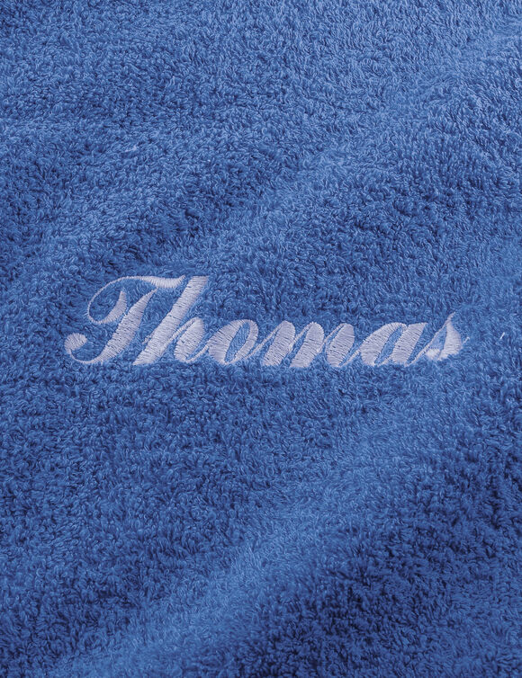 Collection serviettes de bain personnalisables confort moelleux (bleu dur)