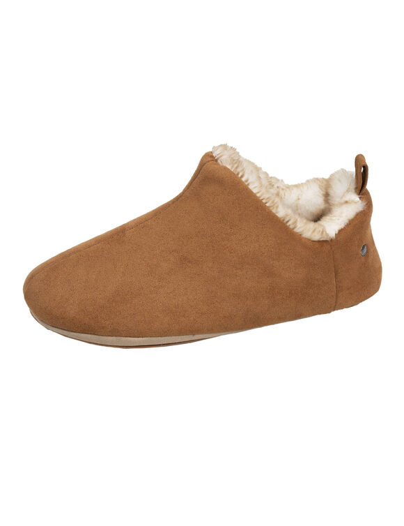 Heel zachte lage pantoffels (karamel)