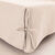 Housse clic-clac standard coton bachette uni (sable)