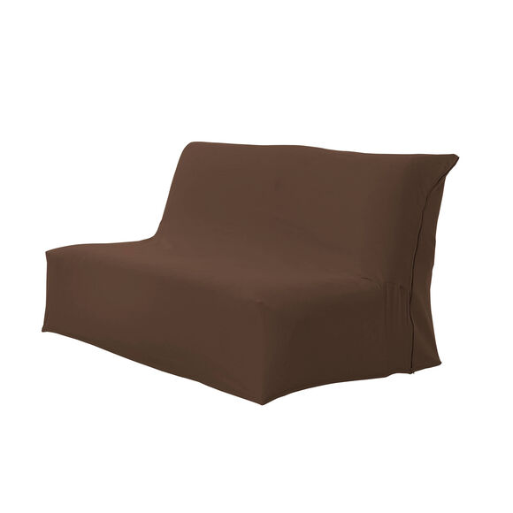 BZ-hoes van effen katoen (chocolade)