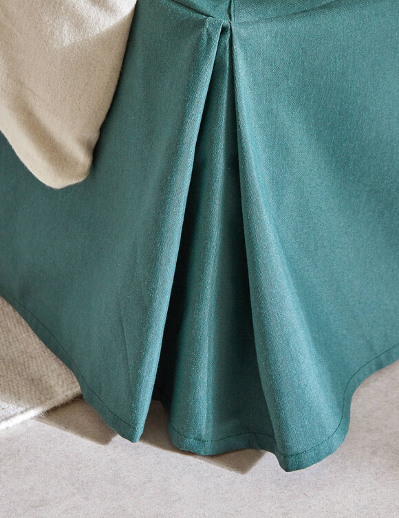 Cache-sommier intégral, collection "Intemporelle" (eucalyptus)