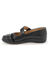 Comfortabele, brede schoenen met scratchsluiting (zwart)