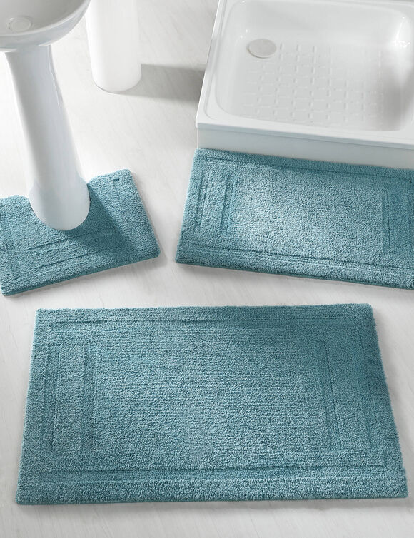 Tapis de bain qualité hôtelière 2100 g/m² (lagon)