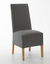 Housse de chaise microfibre (gris anthracite)