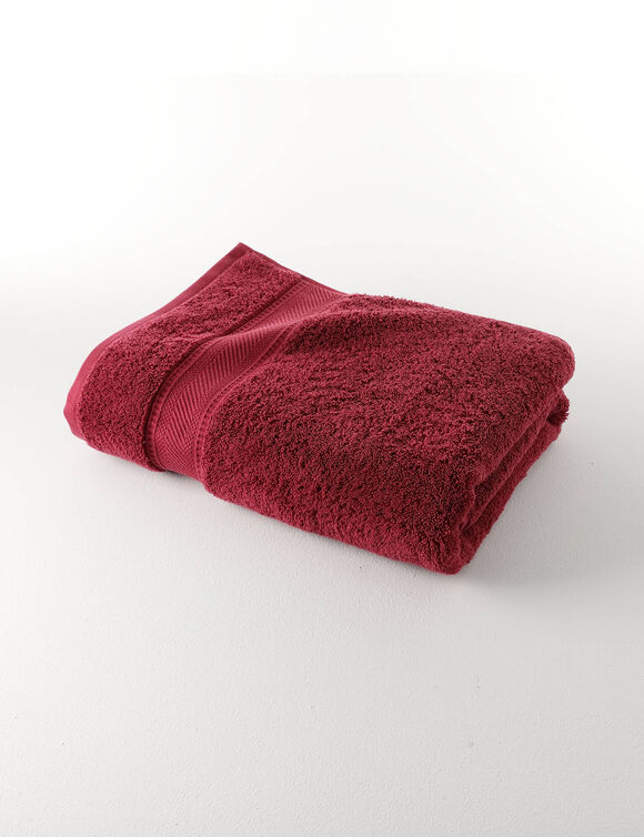 Collectie effen badhanddoeken - luxe comfort 540 g/m&sup2; (wijnrood)