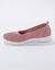 Ultralichte ballerina's in mesh (roze)