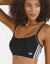 Brassière sport confort flex coton  (noir)