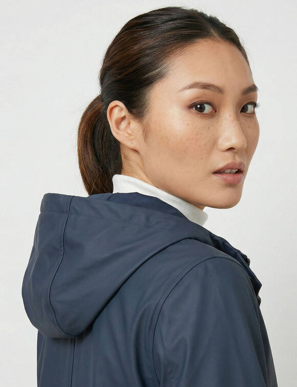Cir&eacute; long imperm&eacute;able, doubl&eacute; polaire, polyester recycl&eacute;** (marine)
