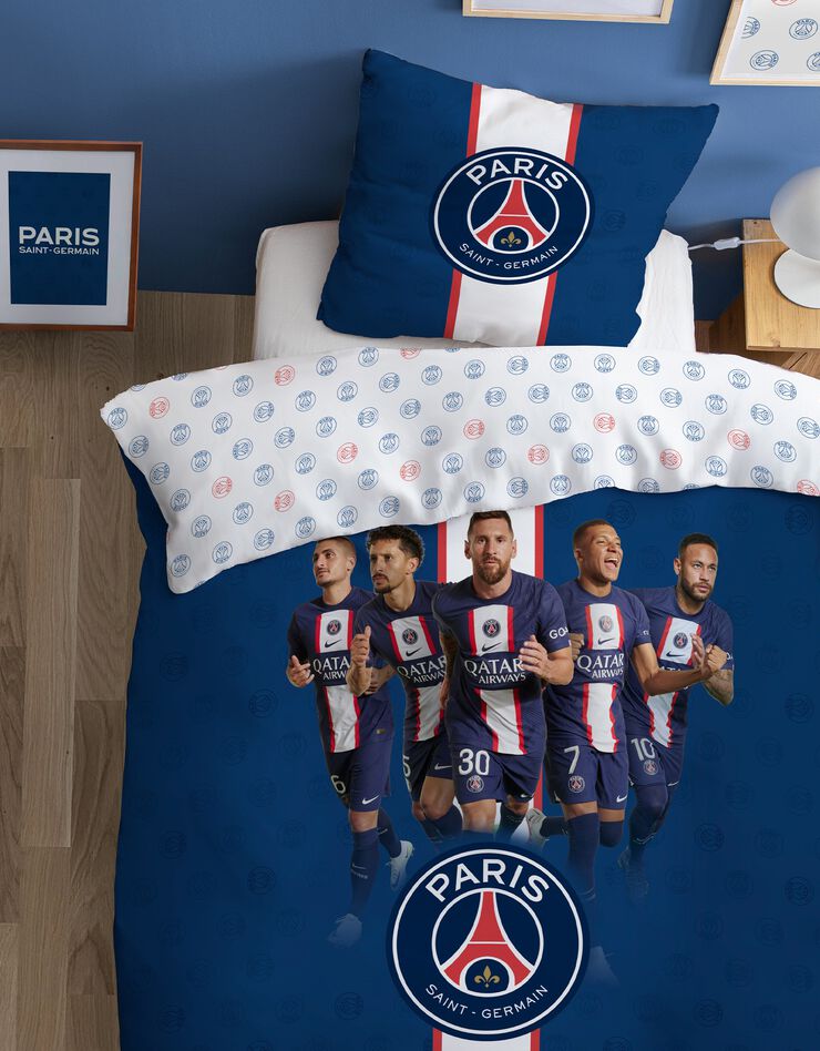 Bedset PSG - katoen (marineblauw)