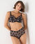 Culotte haute dentelle bicolore Arum Cabaret (noir)