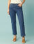 Jeans voor Kleine Lengtes, cropped recht model (stone)