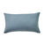 Housse de coussin unie bachette - lot de 2 (bleu gris&eacute;)
