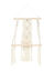 Étagère murale macramé et bois (naturel)