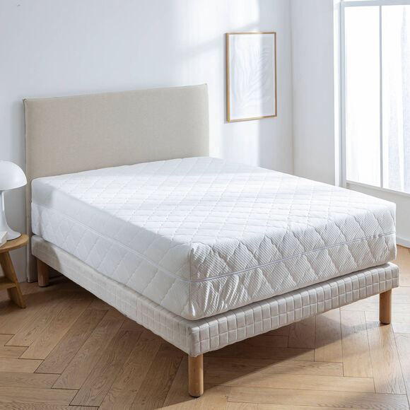 Integrale, gematelasseerde matrashoes met hotelkwaliteit - 20 cm (wit)