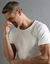 T-shirt sous-v&ecirc;tement homme col rond manches courtes chaleur douce - lot de 2 (blanc)